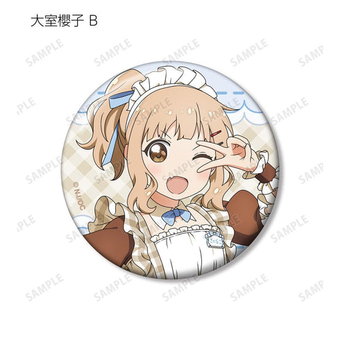 『大室家』アニメ描き下ろし メイド衣装ver. トレーディング缶バッジ(単位/BOX)【202505再販】